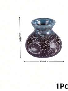 Cirelle 1PC Vintage Speckled Kiln Glaze Ceramic Toothpick Holder, Mini Tabletop Toothpick Storage Container Jar, Durable Small Sundries Organizer For Kitchen Dining Table Restaurant Home Daily Use - Multicolor - View 21