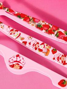 Strawberry Shortcake X SHEIN Print Lash Applicator & Tweezers Set, Sold Individually Or As A Kit, Easy To Use For False Eyelashes Application - Multicolor - View 5