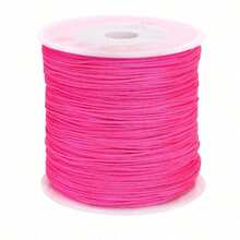 1 Roll 72# Braiding Necklace String Cord Handmade DIY Jewelry Craft Material, 0.8mm Macrame Rope - A - View 12