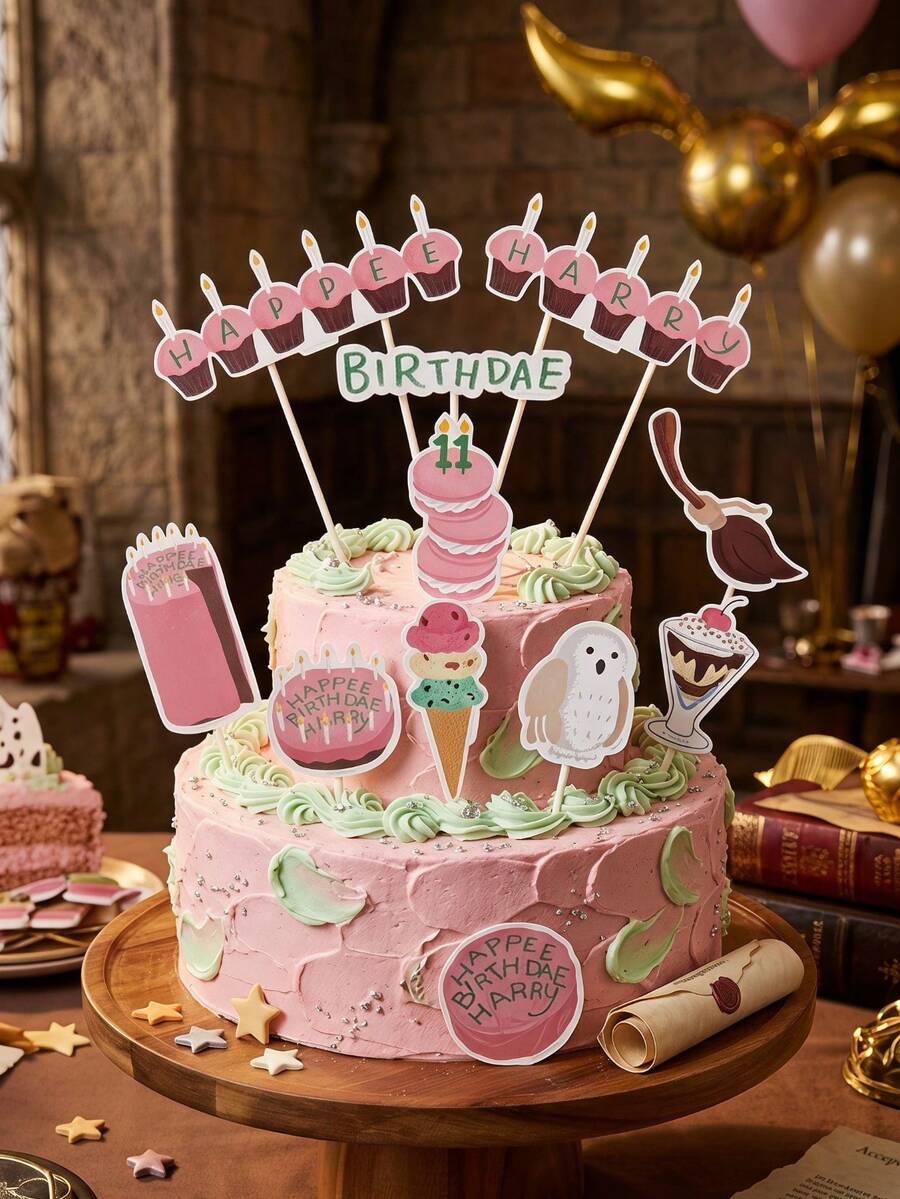 HARRY POTTER X Joivida 11pcs Of Harry Cake Topper - 11pcs - View 1