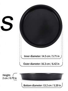 Pizza Baking Pan And Pizza Mold Suitable For Daily Home Use - steel color - View 3
