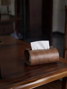 1 hộp đựng khăn giấy bằng gỗ óc chó phong cách sang trọng nhẹ, kệ để bàn trang trí cho phòng khách, bàn cà phê, bàn ăn, phòng ngủ, tủ đầu giường, đồ trang trí nhà cửa, giá đựng giấy bền bỉ, quà tặng thiết thực - Màu hạt dẻ - Xem 6