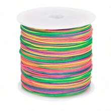 1 Roll 72# Braiding Necklace String Cord Handmade DIY Jewelry Craft Material, 0.8mm Macrame Rope - A - View 16