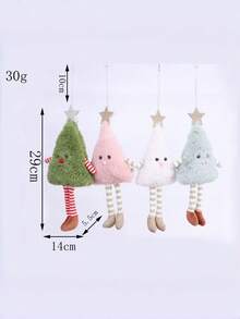 1PC Christmas Plush Doll Ornament Cute Figurine Decor Holiday Home Christmas Tree Hanging Party Decoration Gift For Adults - Christmas tree - View 3