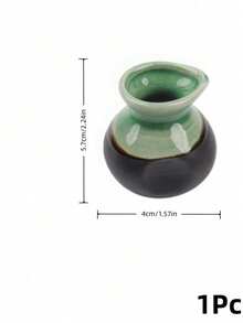 Cirelle 1PC Vintage Speckled Kiln Glaze Ceramic Toothpick Holder, Mini Tabletop Toothpick Storage Container Jar, Durable Small Sundries Organizer For Kitchen Dining Table Restaurant Home Daily Use - Multicolor - View 18