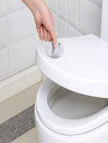 No Drill Self‑Adhesive Auxiliary Pull Handle, Reusable Strong Sticky Grip For Sliding Door, Cabinet Drawer, Window, Wardrobe, Toilet Seat Cover Lifter For Home Use - Multicolor - View 4