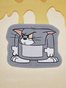 TOM & JERRY X Joivida 1pc Licensed Cartoon Rug, Soft Plush Floor Mat With Cute Q-Version Character Design, Cozy And Colorful Home D R, Perfect For Bedroom, Living Room Or Kids' Room, Ideal For Fans - cat and mouse - View 2