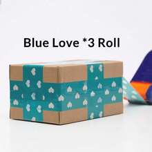1-3 Rolls Love, Strawberry Packing Tape, 100-120M Length, Decorative Packaging Tape For Thanksgiving Day, Christmas, Box Sealing, Width 4.5CM - A - View 17