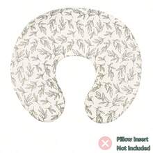 SHEIN 2 Buah Sarung Bantal Menyusui Bayi Katun Krepe Murni, Sarung Bantal Penyangga Pasca Melahirkan Bermotif, Dapat Dilepas dan Dicuci, Tanpa Isian Bantal - MultiWarna - View 17