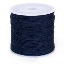 1 Roll 72# Braiding Necklace String Cord Handmade DIY Jewelry Craft Material, 0.8mm Macrame Rope - A - View 13
