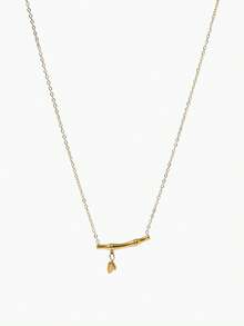 Vandermere New Gold-Colored Luxury Niche Design High-End Style Bamboo Knot Bamboo Step-Up Necklace For Women, 18K - Multicolor - View 1