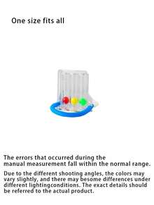 Breathing Trainer, Pulmonary Function Improvement Trainer, Breathing Vital Capacity Tester, Respiratory Exercise Device, Measuring Tool - Multicolor - View 8