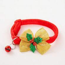 PETSIN 1 PC Christmas Red Pet Collar With Christmas Decoration Ornaments - Multicolor - View 11