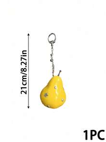 Joivida 1PC Fruit Shaped Bag Charm Keychain, Dark Sweet Y2K Style Ornament, Perfect For Handbag Backpack Purse Decoration - Multicolor - View 10