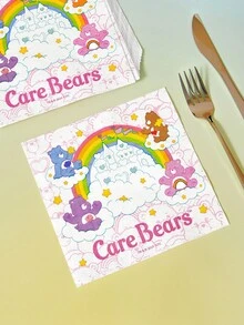 SHEIN X Care Bears مناديل ورقية - دب الحب - مشاهدة 3