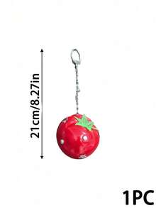 Joivida 1PC Fruit Shaped Bag Charm Keychain, Dark Sweet Y2K Style Ornament, Perfect For Handbag Backpack Purse Decoration - Multicolor - View 11