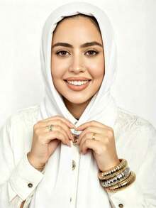 Dealstrict قطعة واحدة حجاب فوري مع زر جاهز للارتداء وشاح نسائي مسلم تغطية كاملة للرأس لفات إسلامية قبعات توربان - الأسود - مشاهدة 10