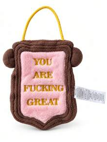 Joivida 1PC Decorative Hanging Hand Towel, Vintage Woven Kitchen & Bathroom Towel With Funny Quote Design, Soft Hand Drying Cloth For Kitchen, Bathroom, Guest Room, Wall Decor, Housewarming, Birthday & Holiday Gift - Multicolor - View 11