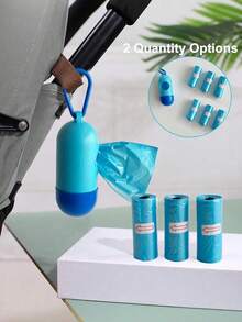 SHEIN 1box+45pcs Bag / 1box+90pcs Bag /150pcs Bag Baby Stroller Portable Trash Bag Storage Box And Portable Plastic Bags - one size fits all - View 10