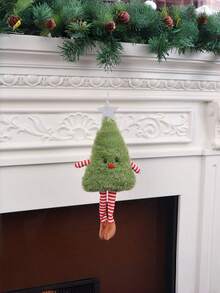 1PC Christmas Plush Doll Ornament Cute Figurine Decor Holiday Home Christmas Tree Hanging Party Decoration Gift For Adults - Christmas tree - View 10