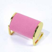 1pc Luxury Velvet Watch Display Stand, Metal Anti-Slip Watch Holder, Jewelry Photography Prop Suitable For Home And Commercial Use - Multicolor - View 12