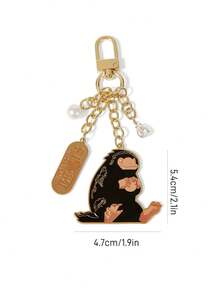 Fantastic Beasts X SHEIN Fashion Zinc Alloy Keychain Bag Pendant Pendant Commemorative Collection Gift - Multicolor - View 4