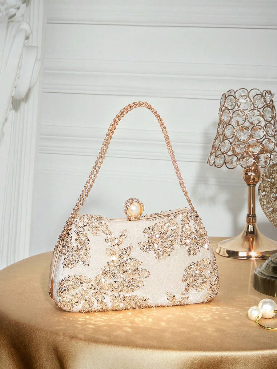 SHECARRY Ladies Fashionable Elegance Classic Versatile Light Gold ...
