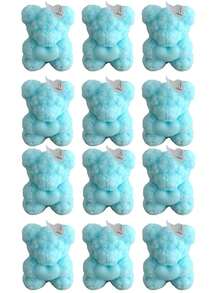 Scented Candle Gift Set In A Teddy Bear Shape, Heart Design, Suitable For Acknowledgment, Birthdays, Home Decor, Parties, Dining Table, Holiday Gifts, Gift Boxes, Celebratory Occasions, Ambiance Lighting, Graduation Gifts, And Other Events - Multicolor - View 12