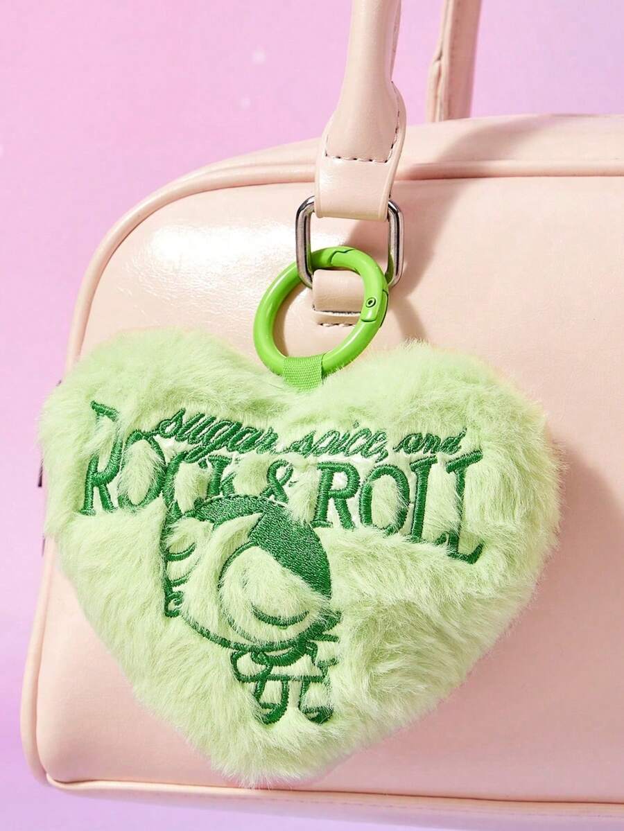 THE POWERPUFF GIRLS X Joivida 1個可愛迷你小包,適合收納硬幣與口紅 - 綠色 - 查看 1