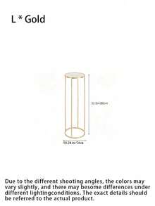 European Style Golden Iron Round Flower Stand, Flower Container, Wedding Hall Display Stand, Decorative Props For Wedding Scene Layout, Banquet And Event Decoration, Elegant Metal Floral Display Rack For Party And Ceremony Decor - AAA - View 11
