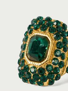 Glisma European And American Gorgeous Exquisite Luxury Medieval Jewelry - Green - View 10