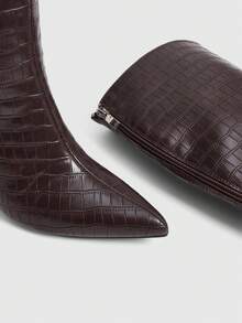 Daringsoles Classic Western Style Women's Boots, Suitable For Daily And Festive Occasions In Autumn And Winter - Coffee Brown - View 5
