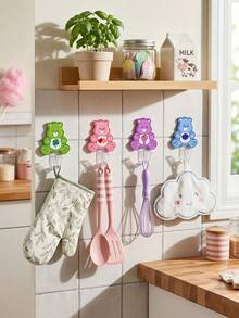 Care Bear X Joivida 2/4 Pc Fun Cartoon Characters Hooks - Multicolor - View 2