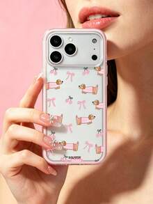 ShellaStory A Large-Hole Frame With Colored Edge Strips, A Phone Case Featuring Exquisite And Adorable Designs, High-End And Stylish, Shock-Resistant, Compatible With Iphone 17 Pro/17 Air/17/17 Pro Max 16/11/16 Pro/16 Plus/16 Pro Max/16 E/15 Pro Max/13/14/12 Phone Cases. - Multicolor - View 2