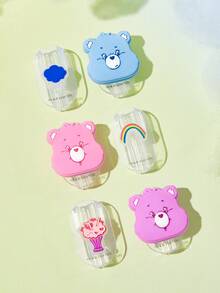 SHEIN X Care Bears 2-Pack Cute Data Cable Clip Decoration - Pink - View 5
