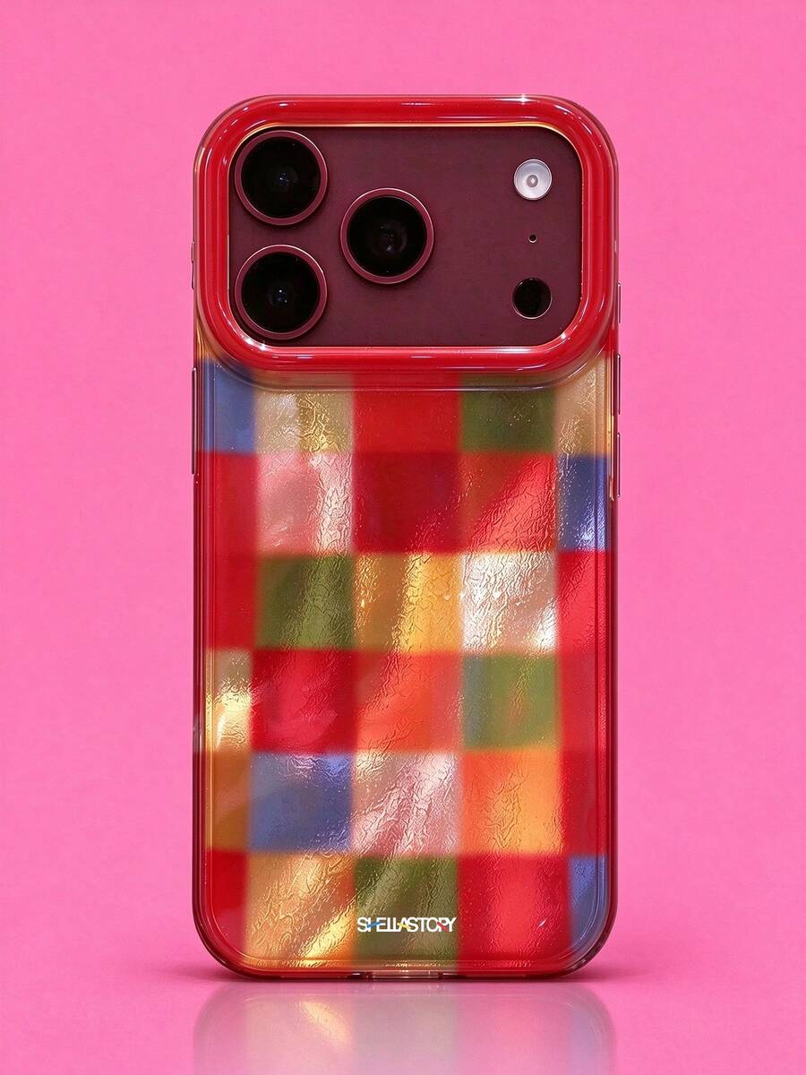 ShellaStory بطانية هاتف مربع ملون بأسلوب Y2K Dopamine متوافق مع iPhone 18 Pro Max 18 Pro 17 Pro Max 17 Pro 17 16 Pro Max 16 Pro 16 15 Pro Max 15 Pro 15 14 Pro Max 14 Pro 14 13 Pro Max 13 Pro 13 12 11 ألوان متباينة بسيطة مقاوم للصدمات - اللون - مشاهدة 1