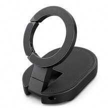 Teckwe 3-In-1 Magnetic Phone Holder With 18 Suction Cups, Adjustable Foldable Stand With Portable Hanging Clip For Gym, Travel And Desktop Use - Black - View 14