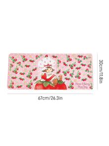 Strawberry Shortcake X SHEIN Long Mouse Pad, Classic Non-Slip Office E-Sports Pad - Rectangle - View 3
