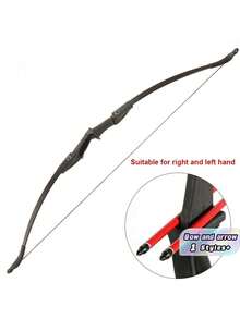 Busur Recurve Ambidextrous 40lb – Cocok Untuk Panahan Pemandangan Indah, Menembak Kompetitif, Dan Olahraga Luar Ruangan - Hitam - View 2