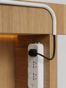 1/2/3/4/5/6M Length 15Mm Wide PVC Cable Management Raceway, Invisible Decorative Cord Cover, Anti-Step Protector Sleeve With End Caps, Self Adhesive Flexible Cable Duct. - various - View 3