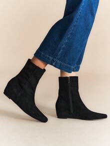 Daringsoles Bốt nữ cao cổ trung bình - Màu đen - Xem 7
