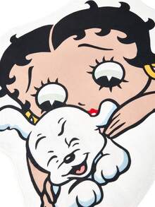 Betty Boop x SHEIN 1 Piece LOGO Decorative Carpet - Multicolor - View 4