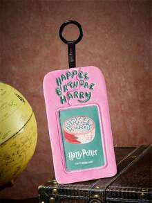 HARRY POTTER X SHEIN 1 Buah Desain Lucu, Dapat Menyimpan Kartu, Koin, Lipstik, dll., Dapat Digantung di Tas - Kue - View 2