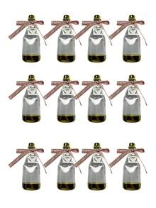 12-Piece Champagne Bottle Gift Box - Plastic Gift Container For Weddings, Birthdays, And Retro Parties - Ideal For Party Gifts, Wedding Receptions, Festival Celebrations, Wedding Table Decor, Festive Atmosphere Arrangements, Wedding Decor, Party - Multicolor - View 13