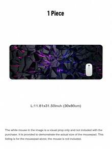 1 Pc Waterproof Non Slip Rubber Base Large Mouse Pad 4 Sizes Available High Definition 3D Print Fade Resistant For Gaming E Sports Office Student Desk Decor Gift - View 2
