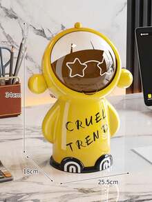 Zazumi 1pc Mini Desktop Trash Can With Lid Cute Cartoon Small Garbage Bin For Home Office Car Dining Tabletop Organizer Christmas Stocking Fillers Holiday Gift Ideas Must Haves - Desktop Kubao - View 13