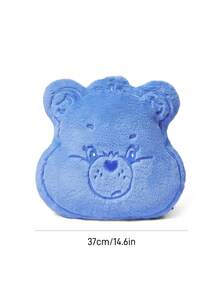 SHEIN X Care Bears 1Pc Blue Cartoon-Shaped Decorative Throw Pillow, Can Be Used With Sofa, Car - Blue - View 3
