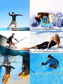 1Pc Waterproof Phone Pouch, Summer Outdoor Thickened Plastic Dry Bag For Diving Swimming Beach Cruise Pool Party Travel, Touch Screen Compatible, Lightweight Design Sets For Home Uses Sets - Multicolor - View 4