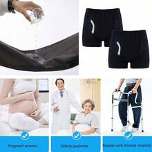 1 Pack Of Reusable Adult Cloth Diapers - Featuring A Large-Flow Four-Layer Crotch Design, Breathable Ice Silk Fabric, Four-Corner Design, Soft And Comfortable, Suitable For Both Men And Women, Available In 4 Colors, And Reusable Diapers - Multicolor - View 4