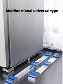 30 Wheels Adjustable Washing Machine Base Extendable Non Slip Thickened Rubber Fridge Stand Movable Appliance Riser Storage Frame For Laundry Kitchen Home Heavy Load Floor Protector Space Saving - multicolor - View 5